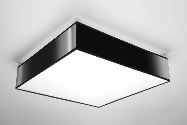 Aplique de techo HORUS 55 negro, E27