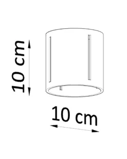 Aplique de techo INEZ blanco, G9