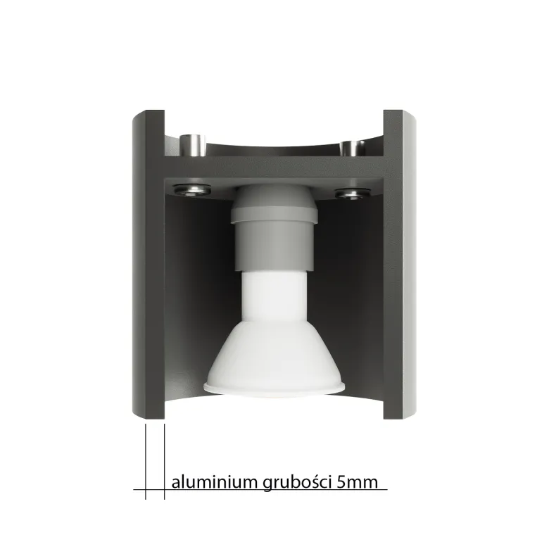 Aplique de techo INEZ gris, G9