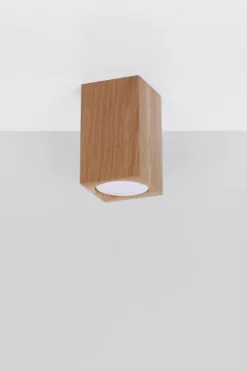 Aplique de techo KEKE 10, roble, GU10