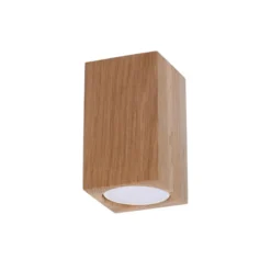 Aplique de techo KEKE 10, roble, GU10