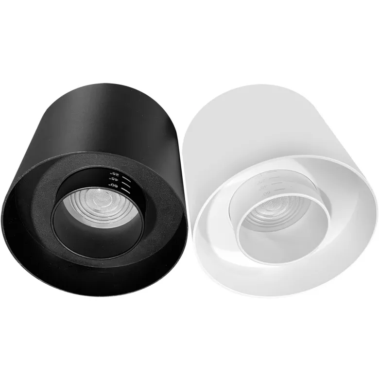 Aplique de techo LED FADO 10-20-30W. 3xCCT, Ajustable 15º-60º, negro