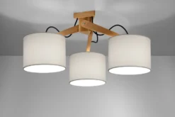 Aplique de techo LEGNO 3, E27