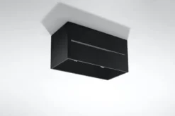 Aplique de techo LOBO 2 negro, G9