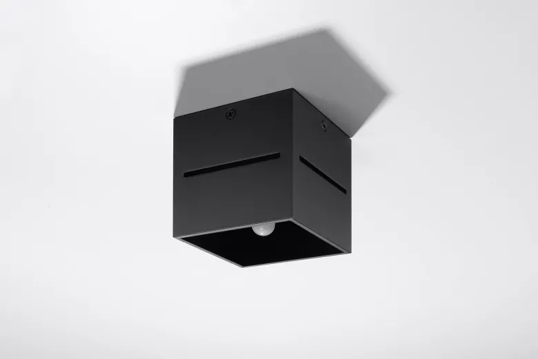 Aplique de techo LOBO negro, G9
