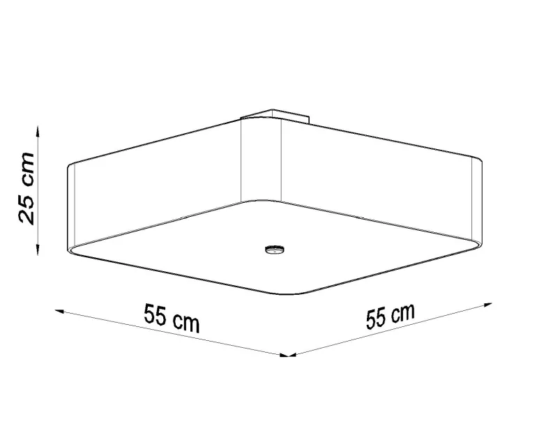 Aplique de techo LOKKO 55 blanco, E27