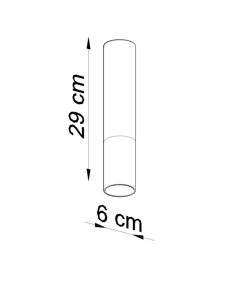 Aplique de techo LOOPEZ negro, GU10/cromo