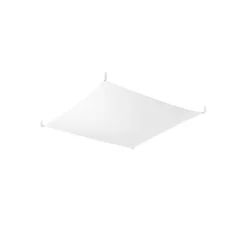 Aplique de techo LUNA 4 blanco, G13
