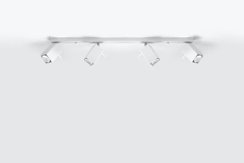 Aplique de techo MERIDA 4L blanco, GU10