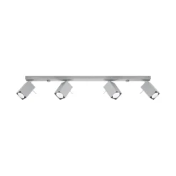 Aplique de techo MERIDA 4L gris, GU10