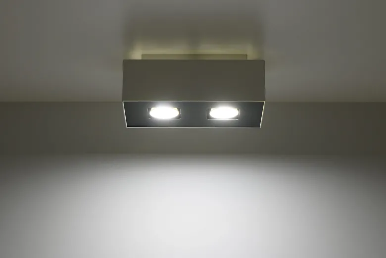 Aplique de techo MONO 2 blanco, GU10