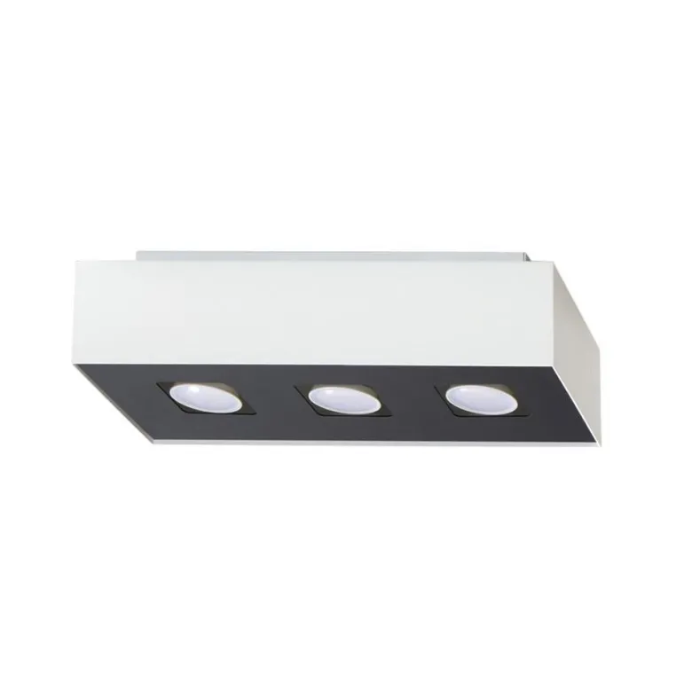 Aplique de techo MONO 3 blanco, GU10