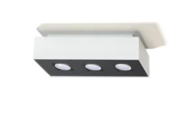 Aplique de techo MONO 3 blanco, GU10
