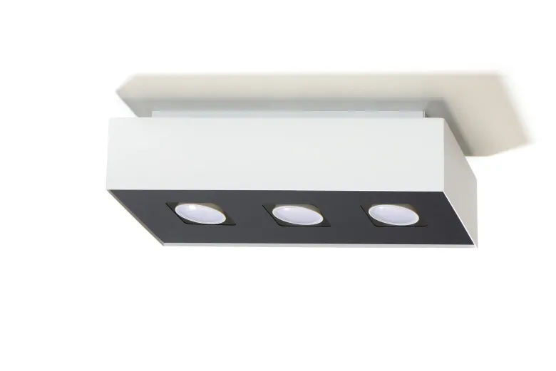 Aplique de techo MONO 3 blanco, GU10