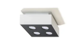 Aplique de techo MONO 4 blanco, GU10