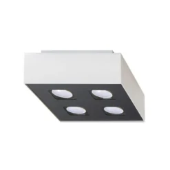 Aplique de techo MONO 4 blanco, GU10