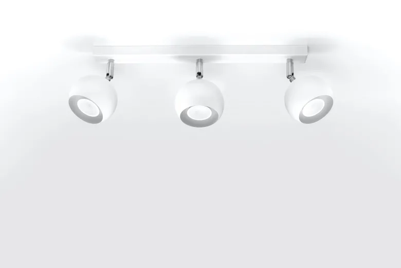 Aplique de techo OCULARE 3 blanco, GU10