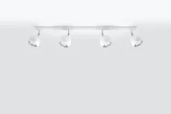 Aplique de techo OCULARE 4L blanco, GU10