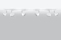 Aplique de techo OCULARE 6L blanco, GU10