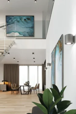 Aplique de techo ORBIS 1 antracita, GU10