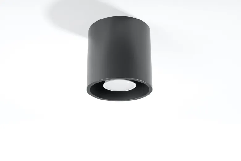 Aplique de techo ORBIS 1 antracita, GU10