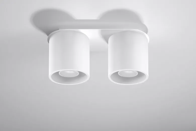 Aplique de techo ORBIS 2 blanco, GU10