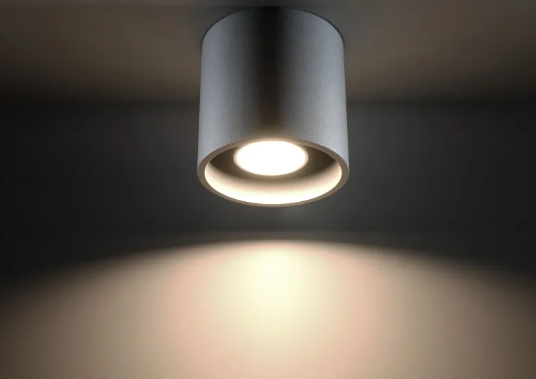 Aplique de techo ORBIS 1 gris, GU10