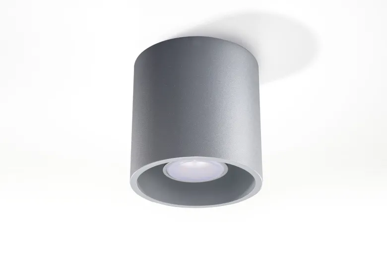 Aplique de techo ORBIS 1 gris, GU10