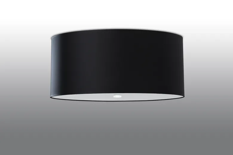 Aplique de techo OTTO 60, negro, E27