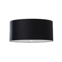 Aplique de techo OTTO 60, negro, E27