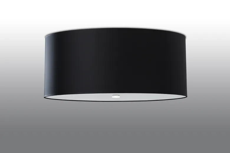 Aplique de techo OTTO 70, negro, E27