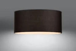 Aplique de techo OTTO 70, negro, E27