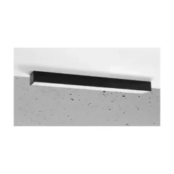 Aplique de techo PINNE LED 65 negro, 22W