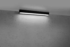 Aplique de techo PINNE LED 65 negro, 22W