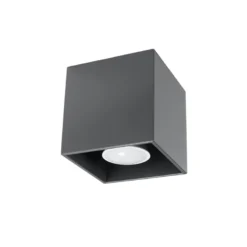 Aplique de techo QUAD 1 antracita, GU10