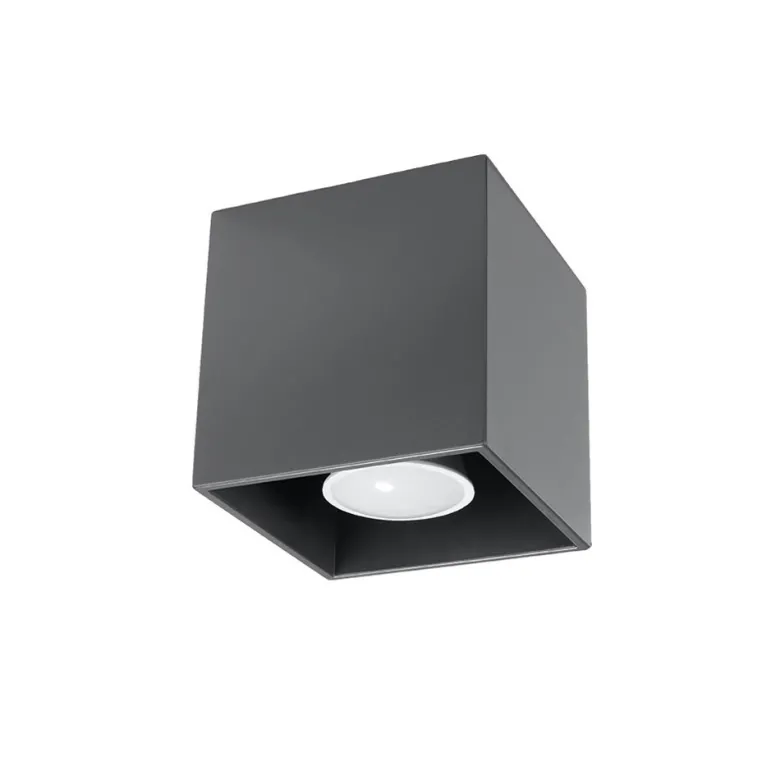 Aplique de techo QUAD 1 antracita, GU10