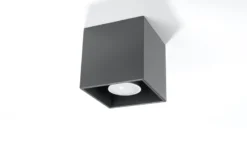 Aplique de techo QUAD 1 antracita, GU10