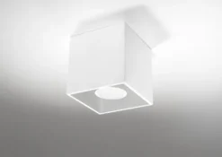Aplique de techo QUAD 1 blanco, GU10
