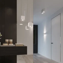 Aplique de techo QUAD 1 blanco, GU10