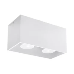 Aplique de techo QUAD blanco, GU10