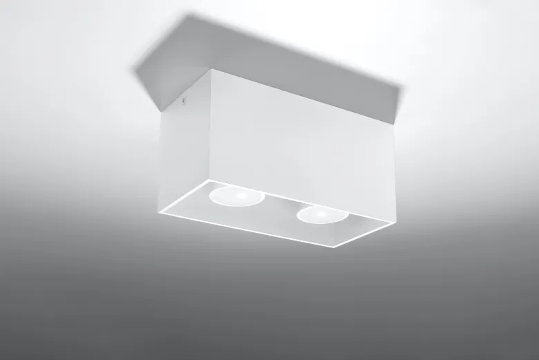 Aplique de techo QUAD blanco, GU10