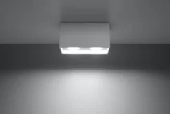 Aplique de techo QUAD blanco, GU10