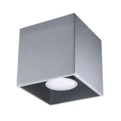 Aplique de techo QUAD 1 gris, GU10