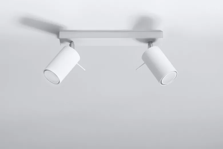 Aplique de techo RING 2 blanco, GU10