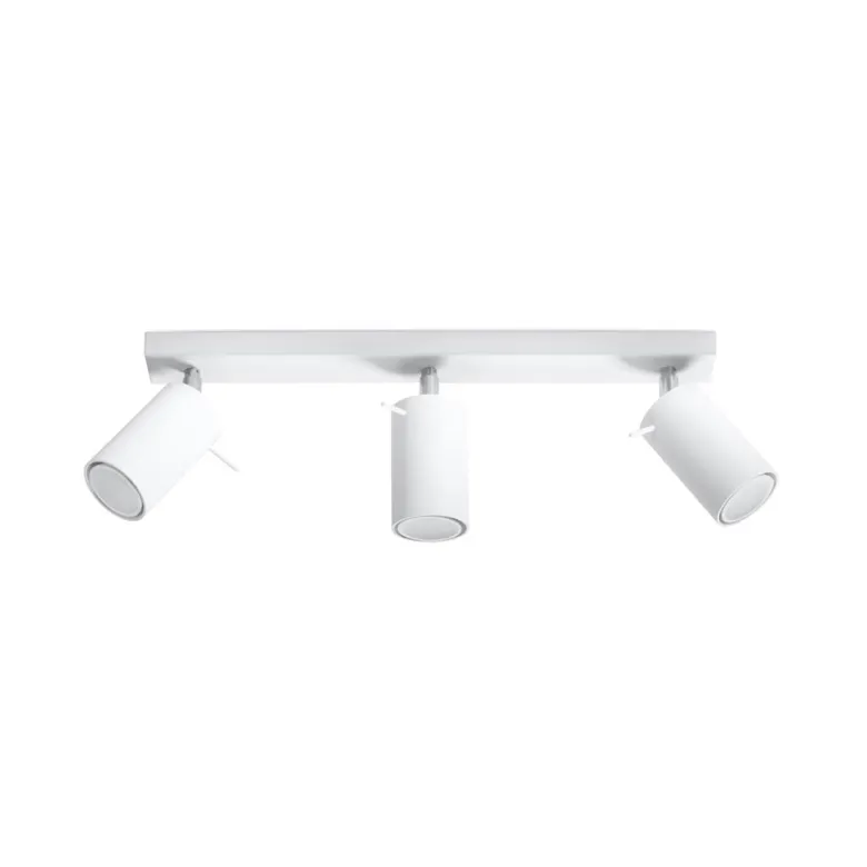 Aplique de techo RING 3 blanco, GU10