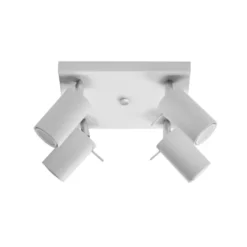 Aplique de techo RING 4 blanco, GU10