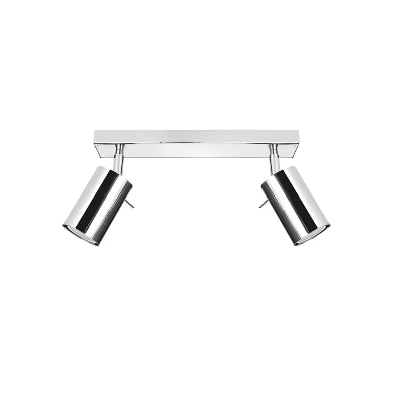 Aplique de techo RING 2 cromo, GU10