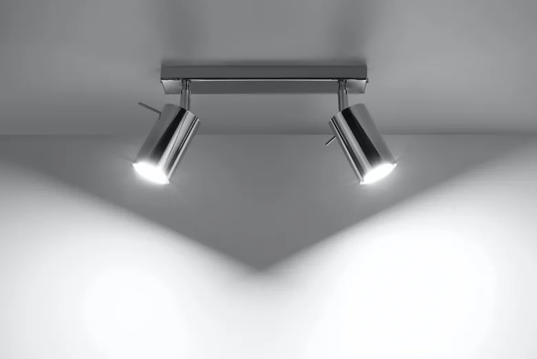 Aplique de techo RING 2 cromo, GU10