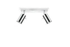 Aplique de techo RING 2 cromo, GU10