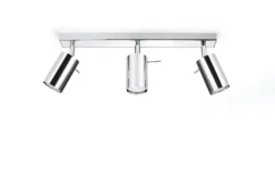 Aplique de techo RING 3 cromo, GU10